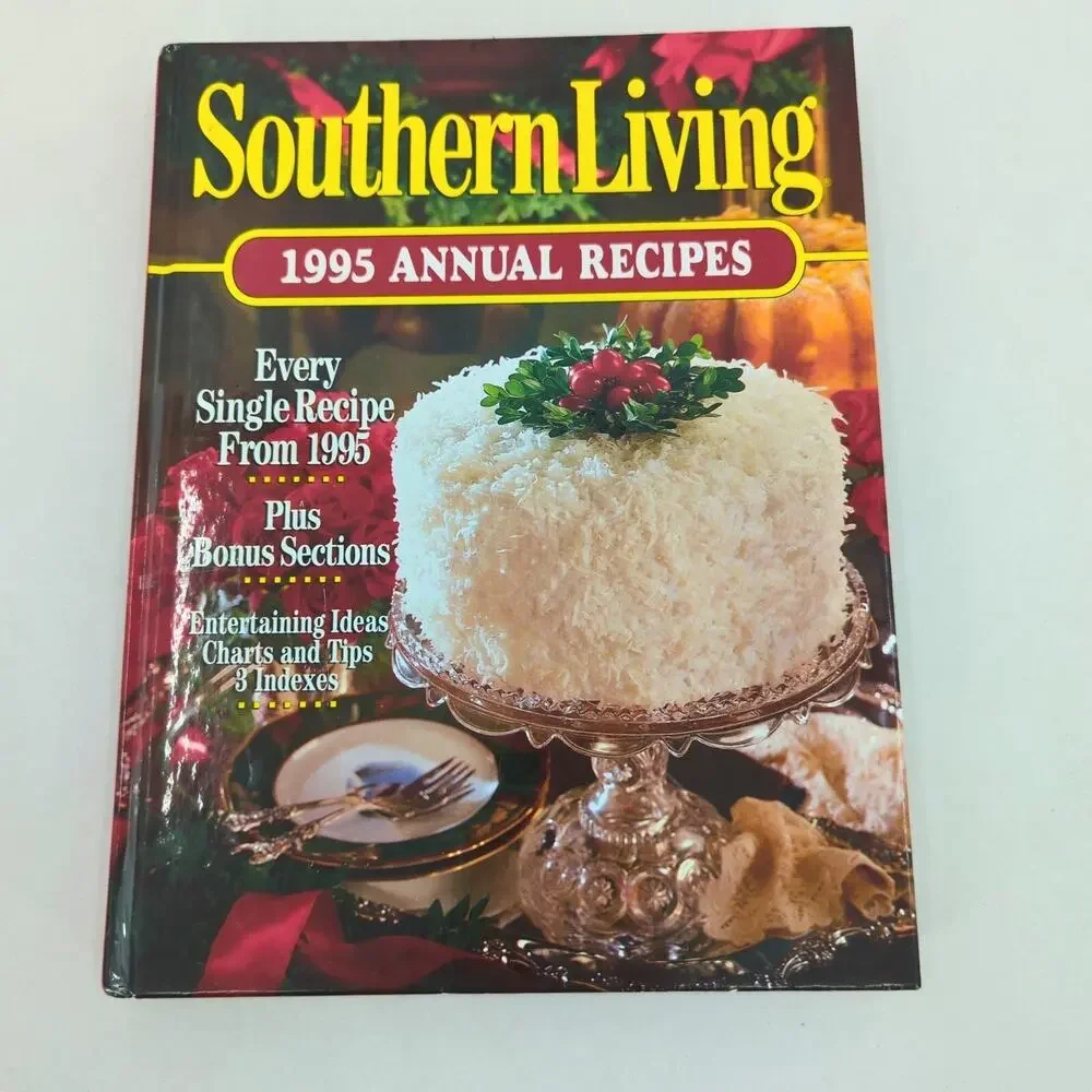 Southern Living 1995 Annual Recipes Hardcover Cookbook - Oxmoor House - Like New